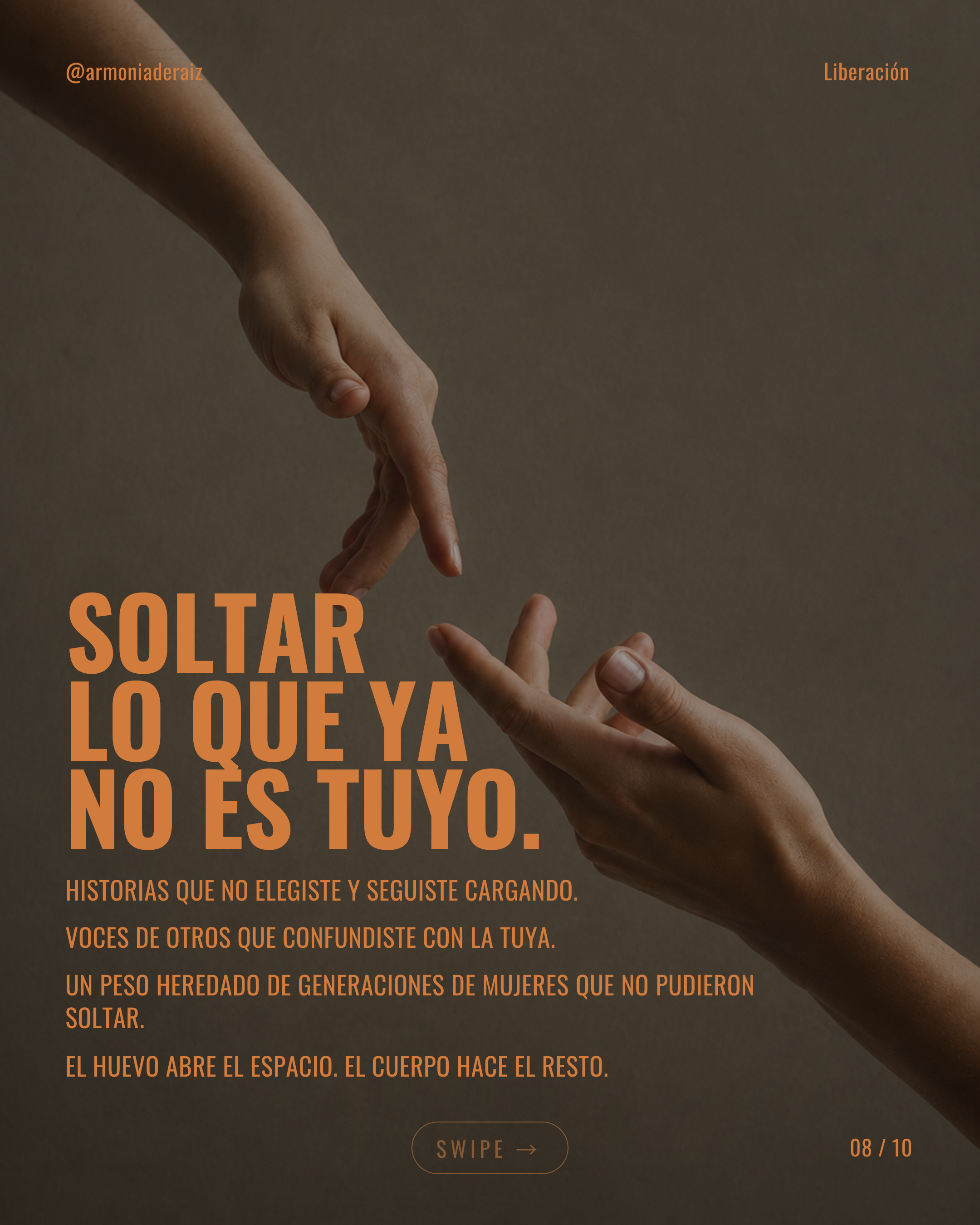 Soltar lo que ya no es tuyo